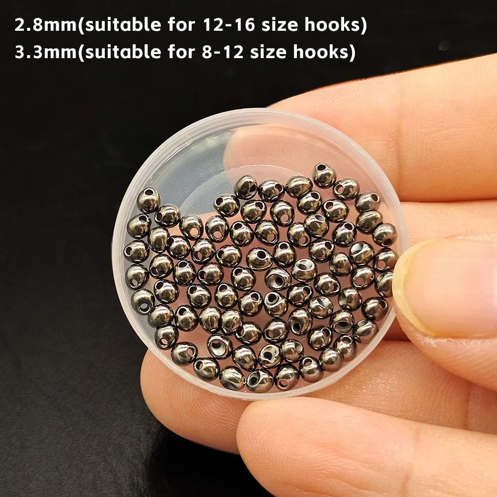 Outdoor Sports Store - 10Pcs Manik-Manik Tungsten Berlubang 2.8/3.3mm, Beadhead