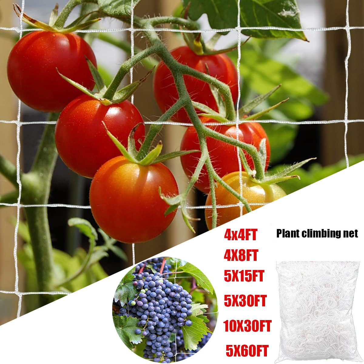Outdoor Sports Net - Jaring teralis taman, jaring memanjat poliester
