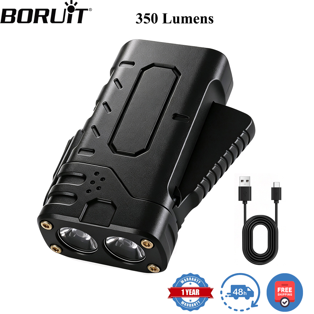 Outdoor Sport Gear - BORUIiT Senter LED EDC dengan Engkol
