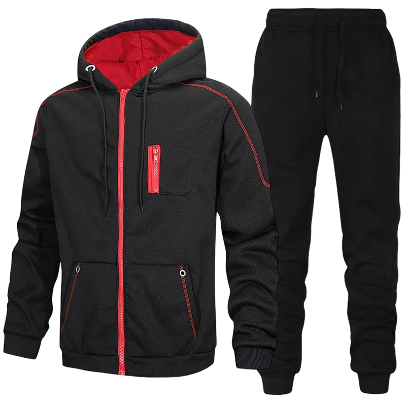 Outdoor Sports Outfit - Setelan Olahraga Kasual Harian Musim Gugur