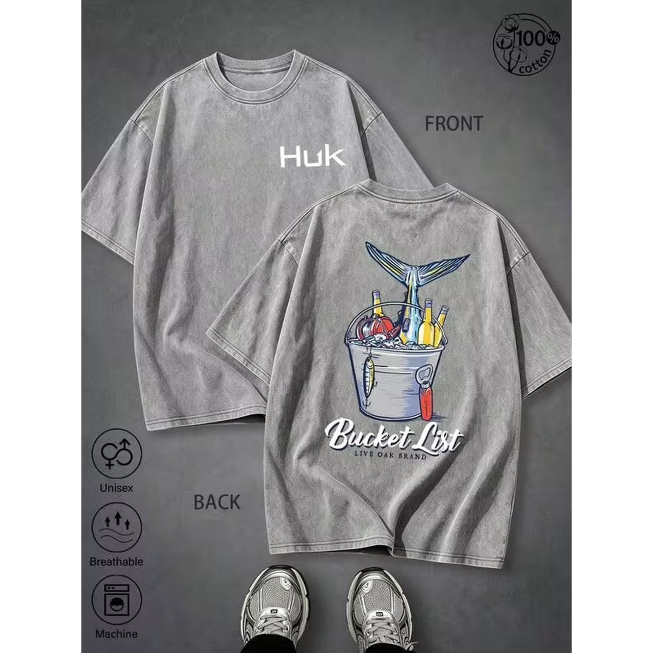 Outdoor Sports List - Kaos Pria Bergambar Ember Es untuk