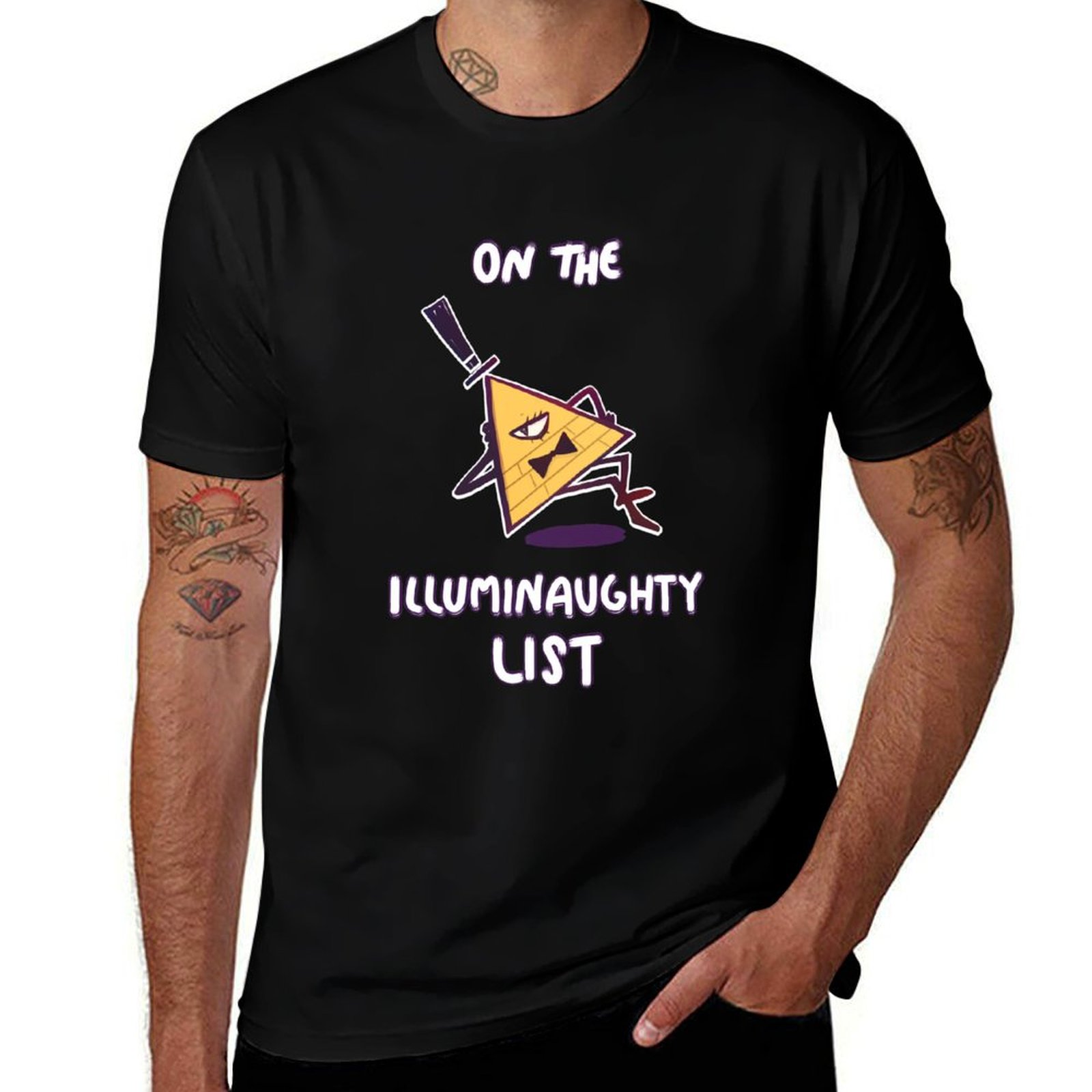 Outdoor Sports List - Illuminaughty List T-Shirt Olahraga Luar Ruangan