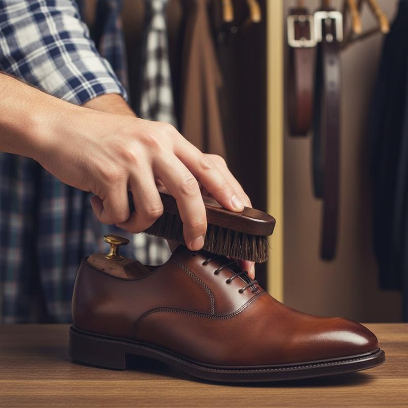 1 buah sikat perawatan sepatu  - Brushing Boot Horse ulasan dan harga