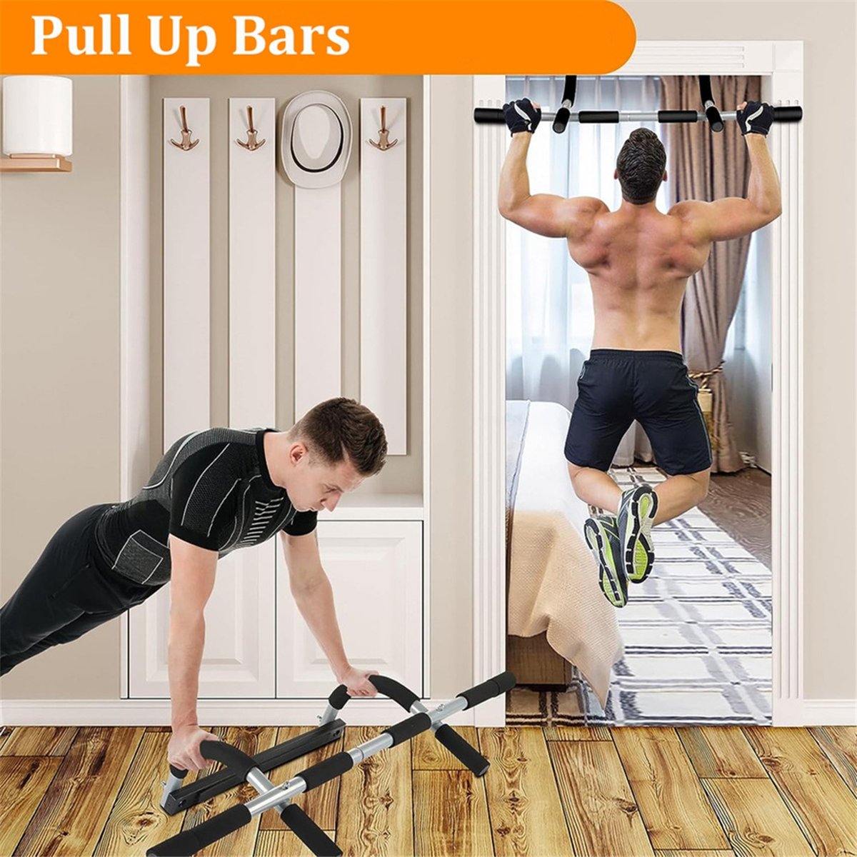 ABST Wall Mounted Pull Up Bar  - Chin Bar Doorway ulasan dan harga