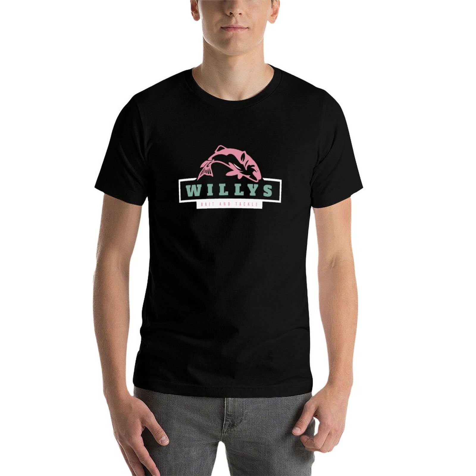 T-Shirt Willy's Bait And Tackl - Outdoor Sports Store ulasan dan harga