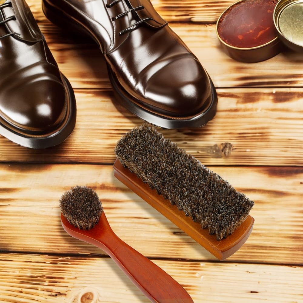 2 Buah Set Sikat Sepatu Bulu K - Brushing Boot Horse ulasan dan harga