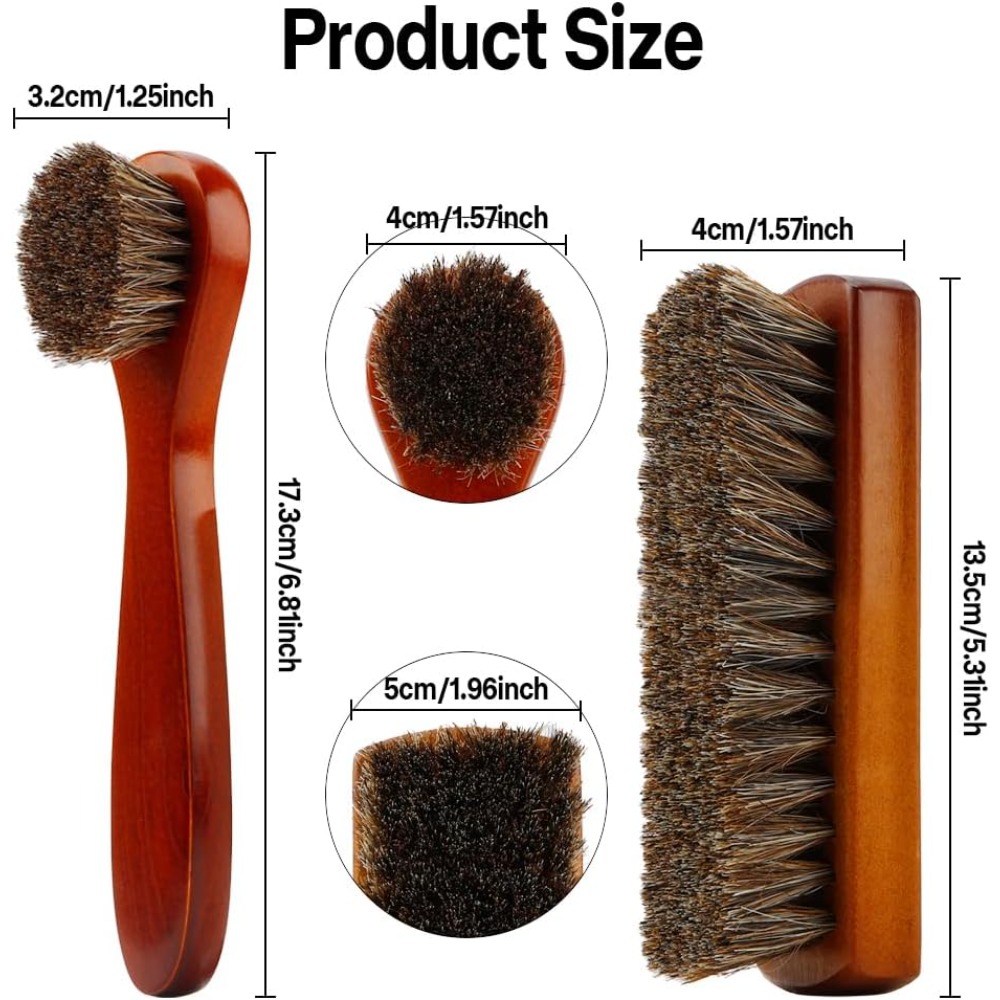 2 Buah Set Sikat Sepatu Bulu K - Brushing Boot Horse ulasan dan harga