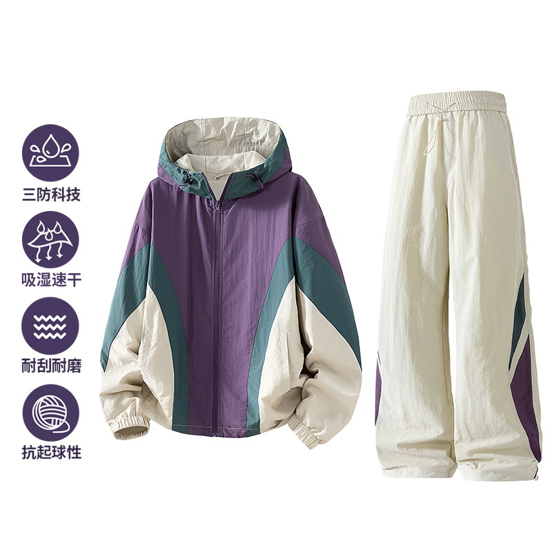 Set jaket pria dua potong untu - Outdoor Sports Outfit ulasan dan harga
