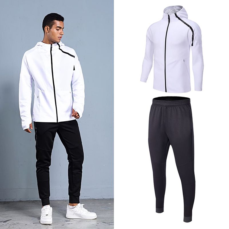 Setelan Olahraga Pria Berkerud - Outdoor Sports Outfit ulasan dan harga