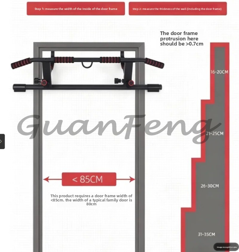 Batang Latihan Pull-Up Tanpa S - Chin Bar Doorway ulasan dan harga