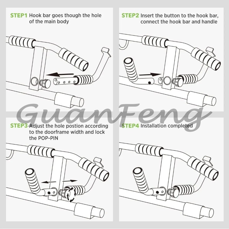 Batang Latihan Pull-Up Tanpa S - Chin Bar Doorway ulasan dan harga